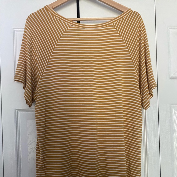 yellow striped tee - Picture 2 of 3